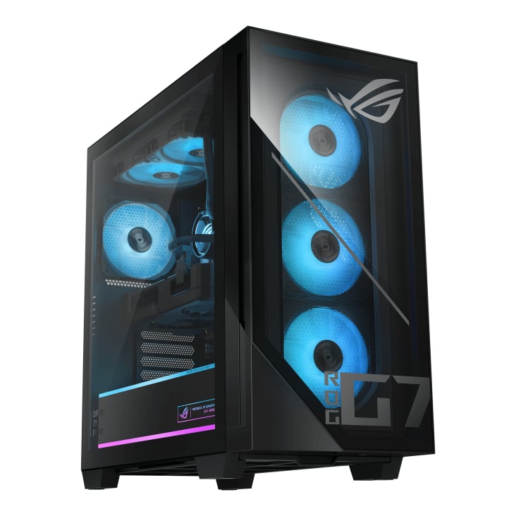 ASUS ROG G700 Gaming Desktop AMD Ryzen 7 8700F 32GB RAM 1TB SSD, NVIDIA GeForce RTX 5070 PRIME 12GB in Bl - image 1