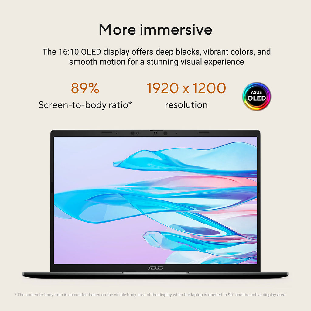 ASUS Vivobook S16 Laptop 16-Inch AMD Ryzen AI 7 445 32GB RAM 1TB SSD in Matte Gray - M3607GA-DS79 - image 7