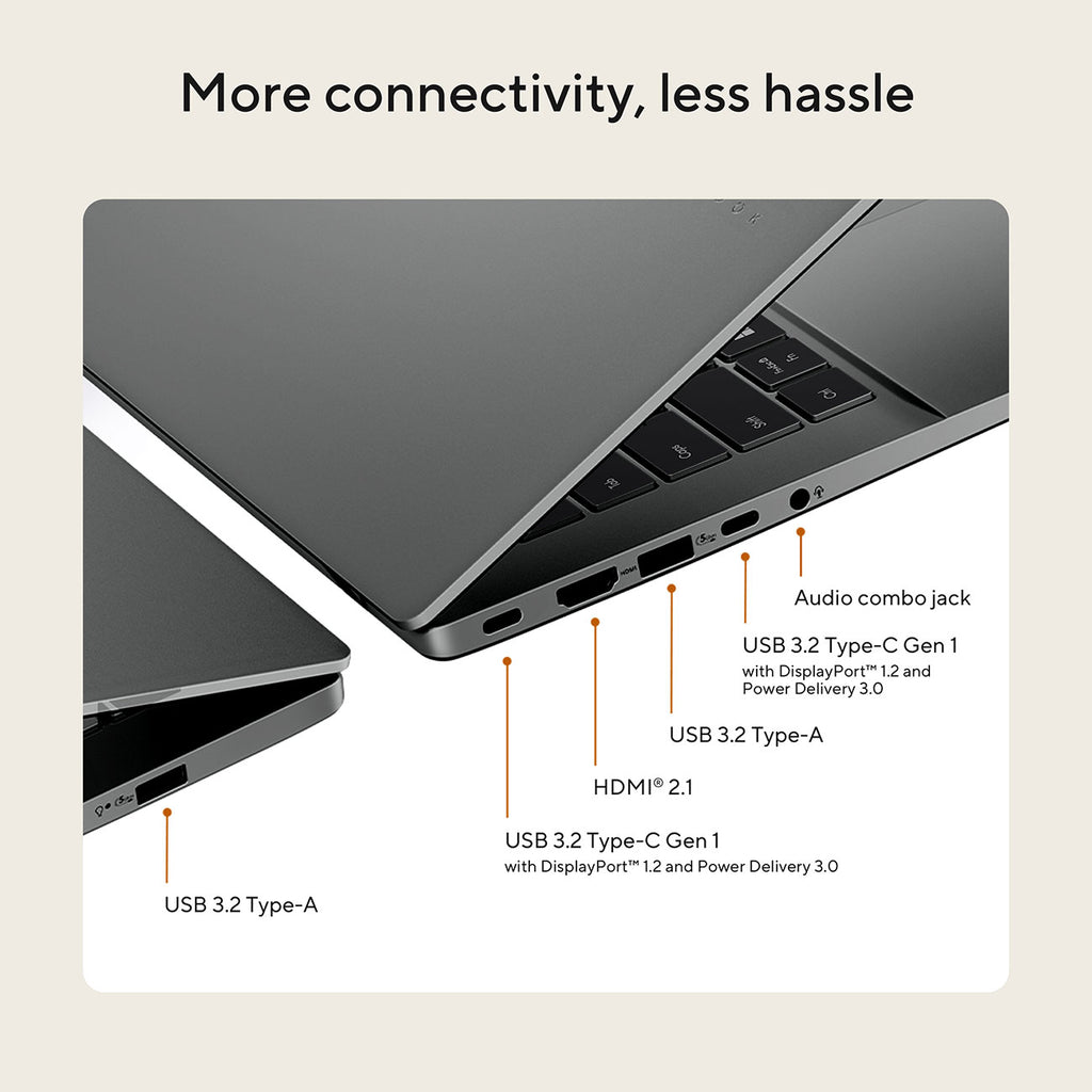 ASUS Vivobook S16 Laptop 16-Inch AMD Ryzen AI 7 445 32GB RAM 1TB SSD in Matte Gray - M3607GA-DS79 - image 8