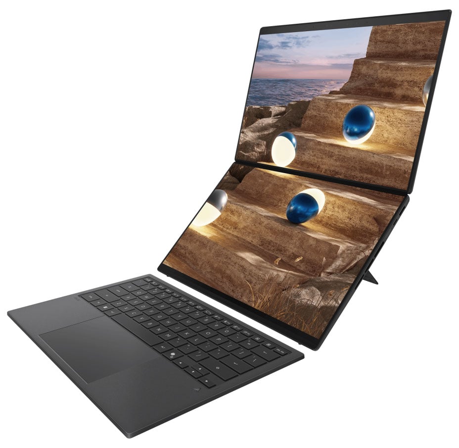 ASUS Zenbook DUO OLED Laptop Dual 14-Inch Touchscreen Intel Ultra X9 378H 32GB RAM 1TB SSD in Moher Gray  - image 3