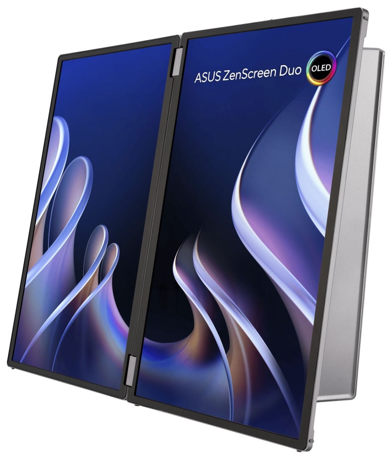 ASUS ZenScreen Duo OLED Portable Monitor Dual 14-Inch FHD in Silver - MQ149CD - image 4