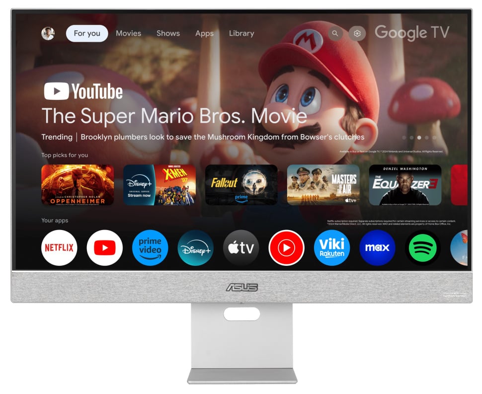 ASUS ZenScreen MS27UC Smart Monitor 27-Inch 4K UHD with Built-In Speakers and Google TV - MS27UC - image 1