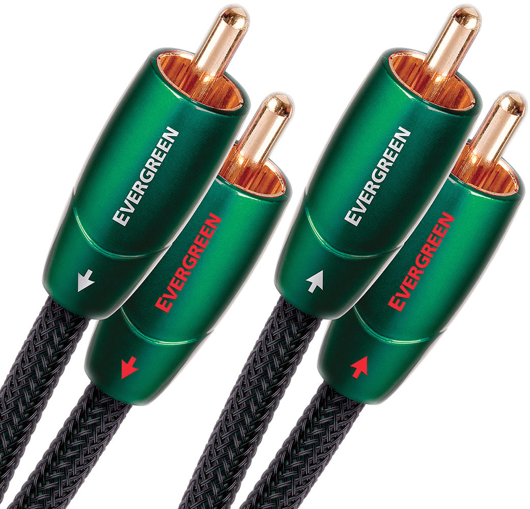 AudioQuest Evergreen 0.6 M./1.96 Ft. Audio Cable - EVERGREENPOINT6M - image 1