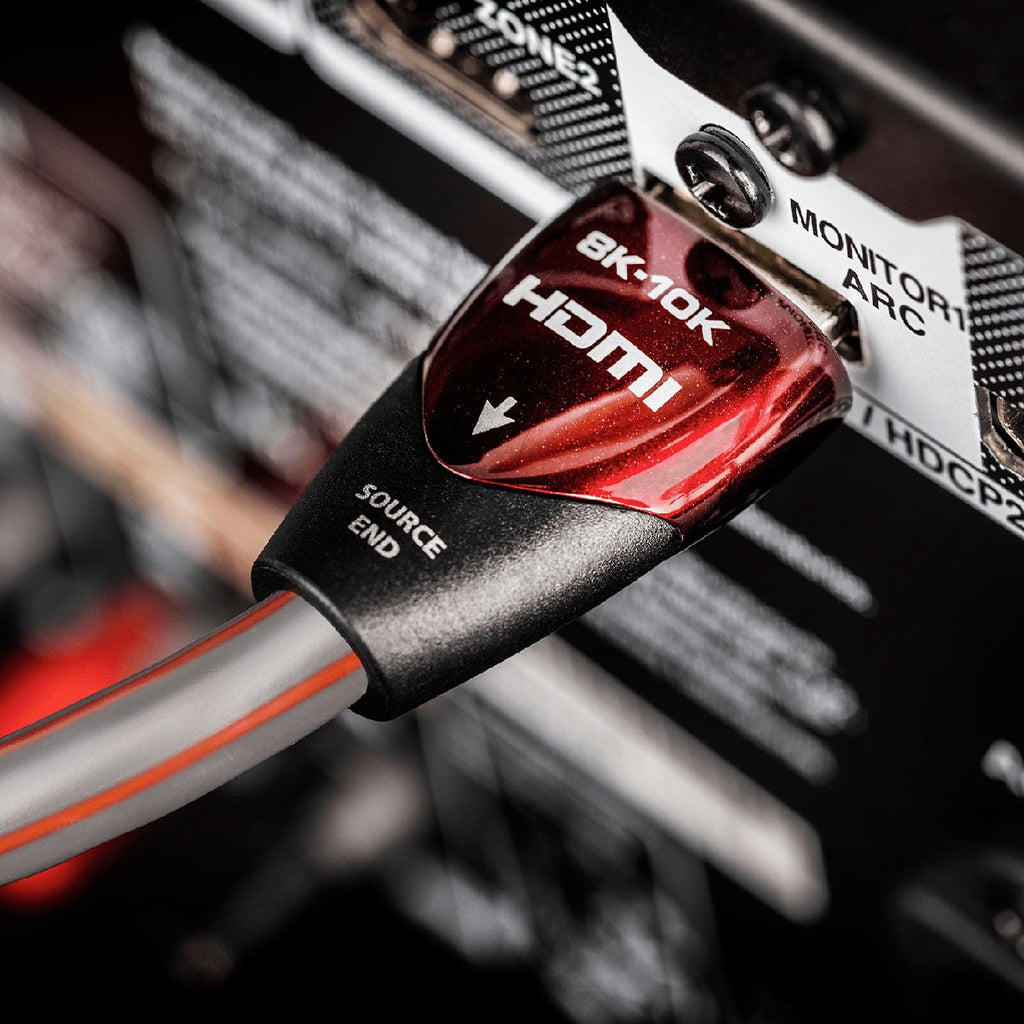 AudioQuest 16.4 Feet Cherry Cola HDMI Hybrid Active Optical Cable - HDMICHERRYCOLA5M - image 3