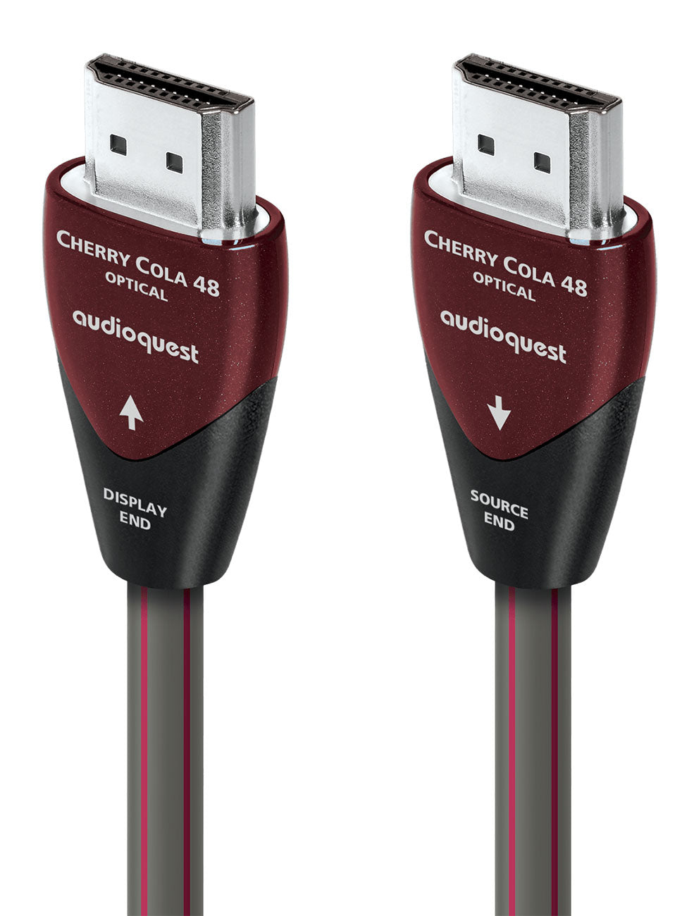 AudioQuest 32.9 Feet Cherry Cola HDMI Hybrid Active Optical Cable - HDMICHERRYCOLA10M - image 1