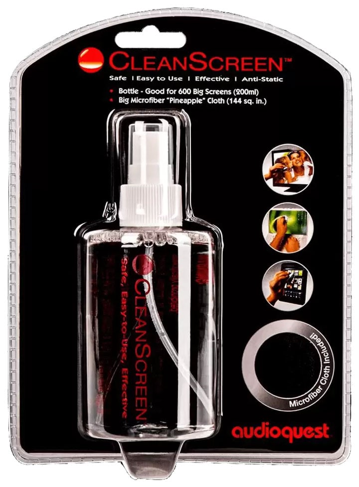 Audioquest CleanScreen Screen Cleaner Pack With Microfiber Cloth - SCREENCLEANPACK - image 1