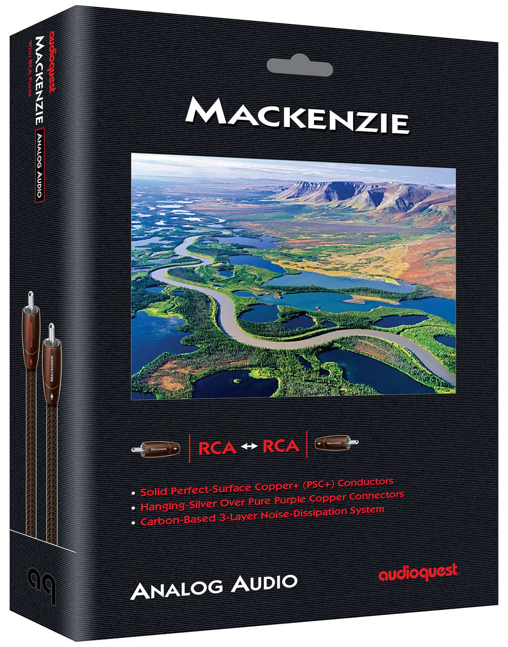 AudioQuest 4.9 Feet Mackenzie RCA Interconnect Cable - MACKENZIE1POINT5MRCA - image 3