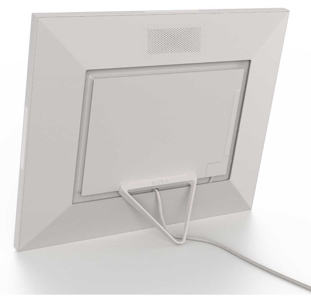 Aura Walden 15-inch Digital Photo Frame in Clay with Paper Mat - AFM110-MWHT - image 2