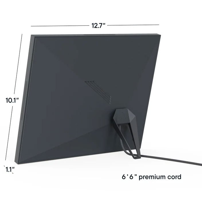Aura Aspen 12-inch Digital Photo Frame in Ink with Paper Mat - AFM210-MBLK - image 2