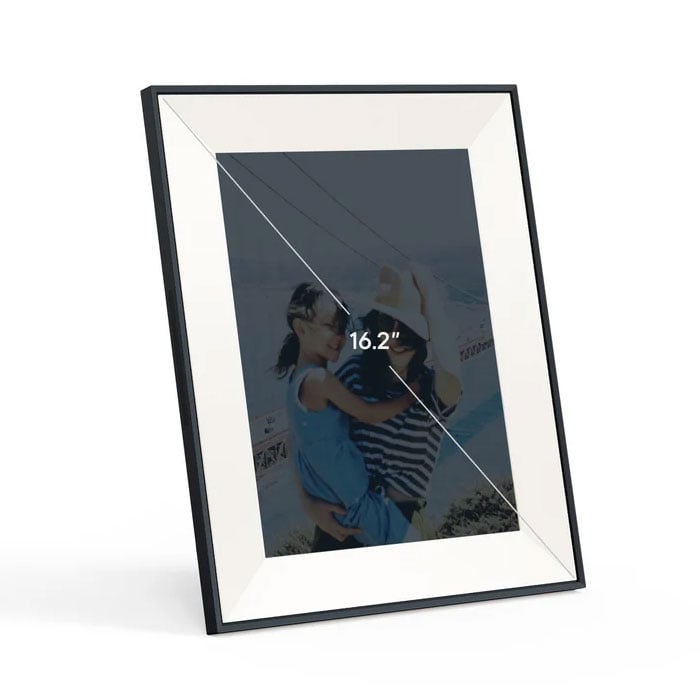 Aura Aspen 12-inch Digital Photo Frame in Ink with Paper Mat - AFM210-MBLK - image 1