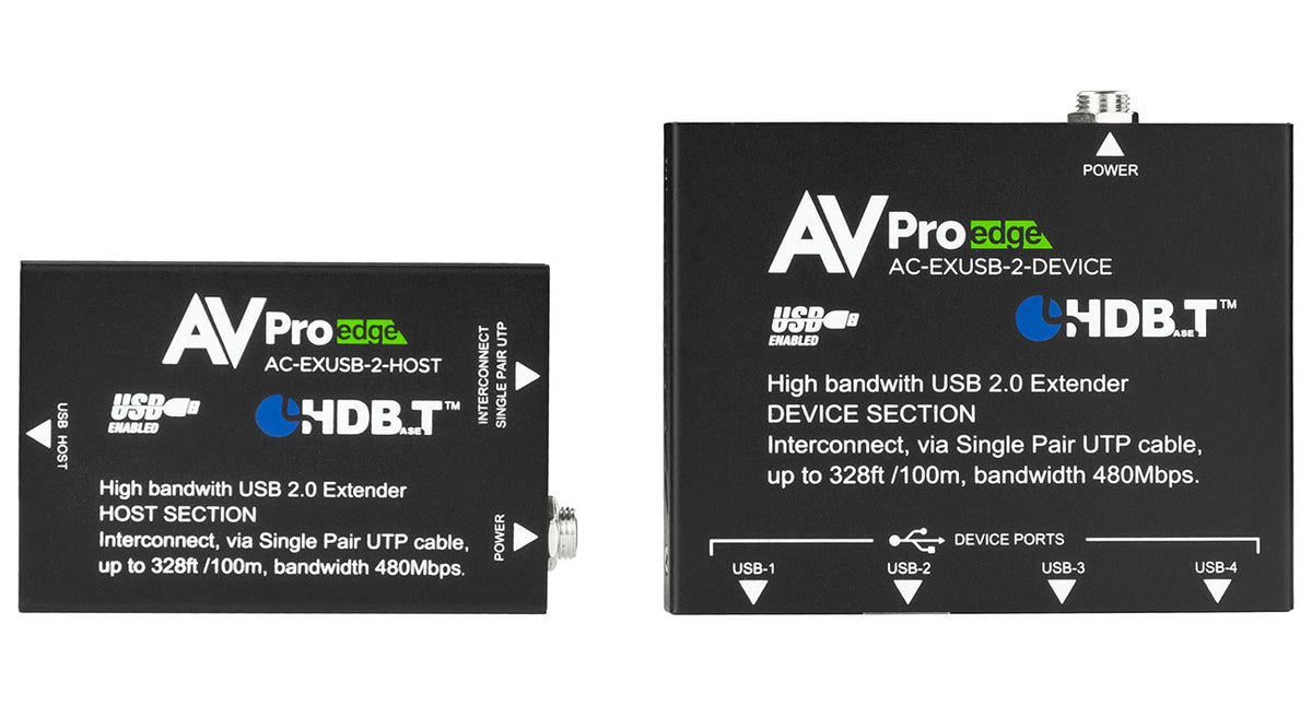 AVPro Edge 100M USB 2.0 Extender via HDBaseT - AC-EXUSB-2-KIT - image 1