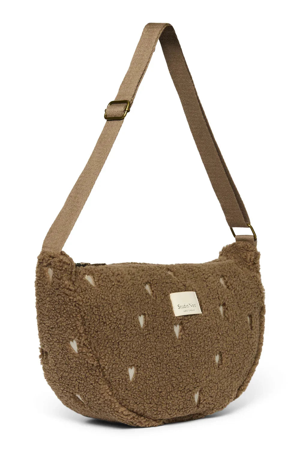 Ecru Herzen Teddybauchtasche für Erwachsene