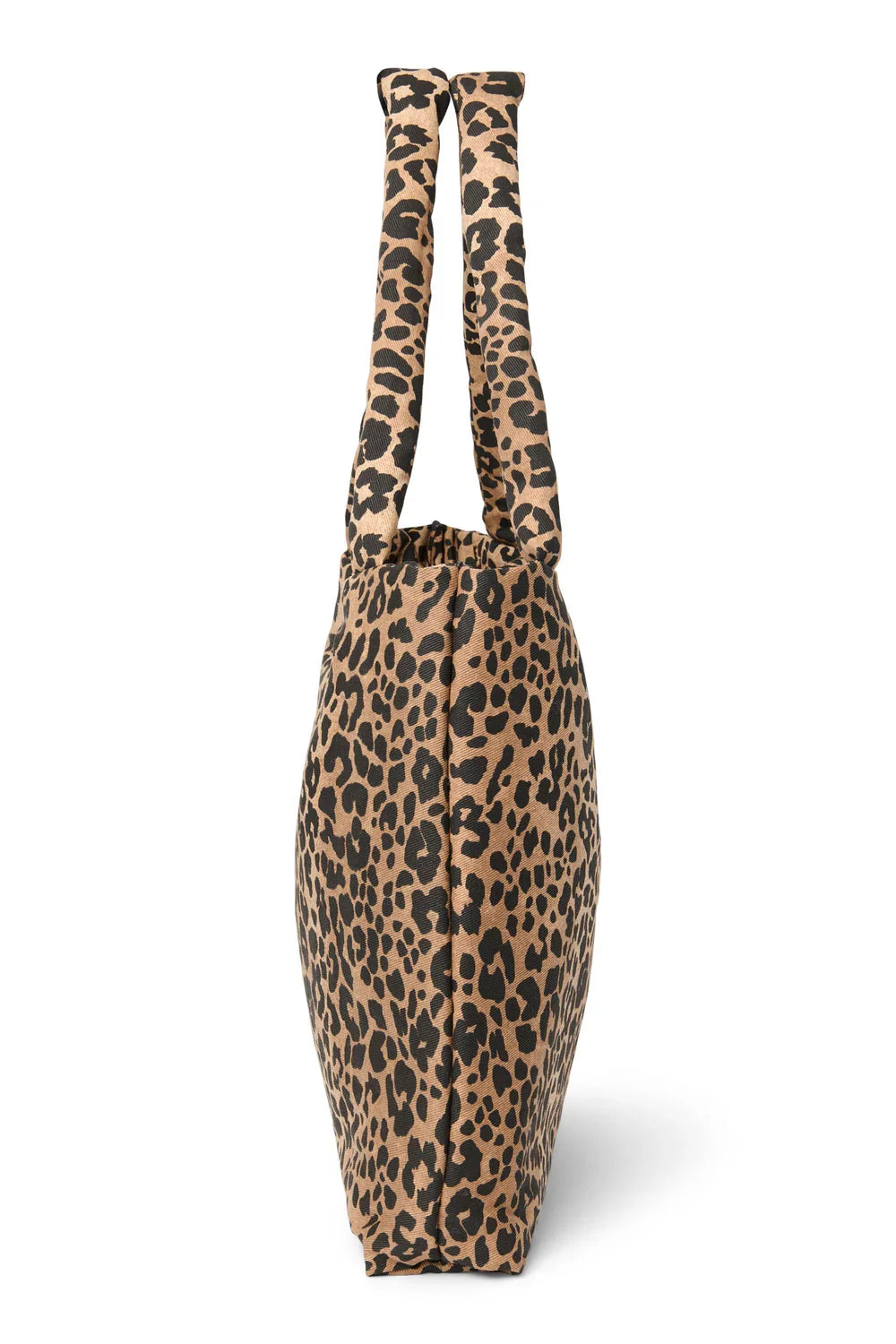 Grüne Leoparden-Baumwoll-Mom-Bag