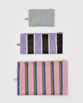 Flat Pouch Set - Candy Shop Stripes
