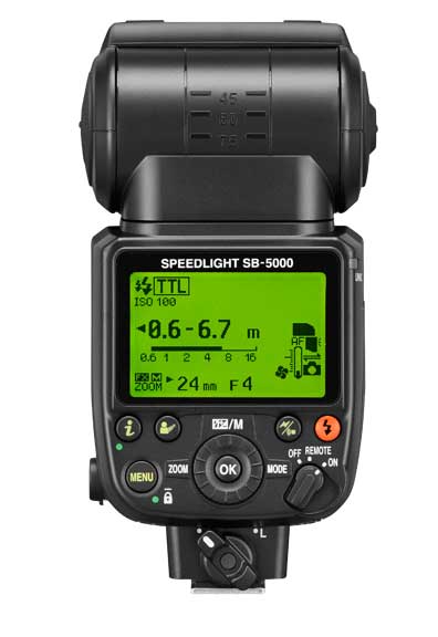 Nikon SB-5000 AF Speedlight Camera Flash - 4815 - image 3