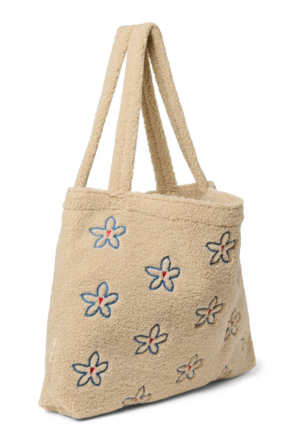 Ecru Blumenherz Teddy Mama Tasche