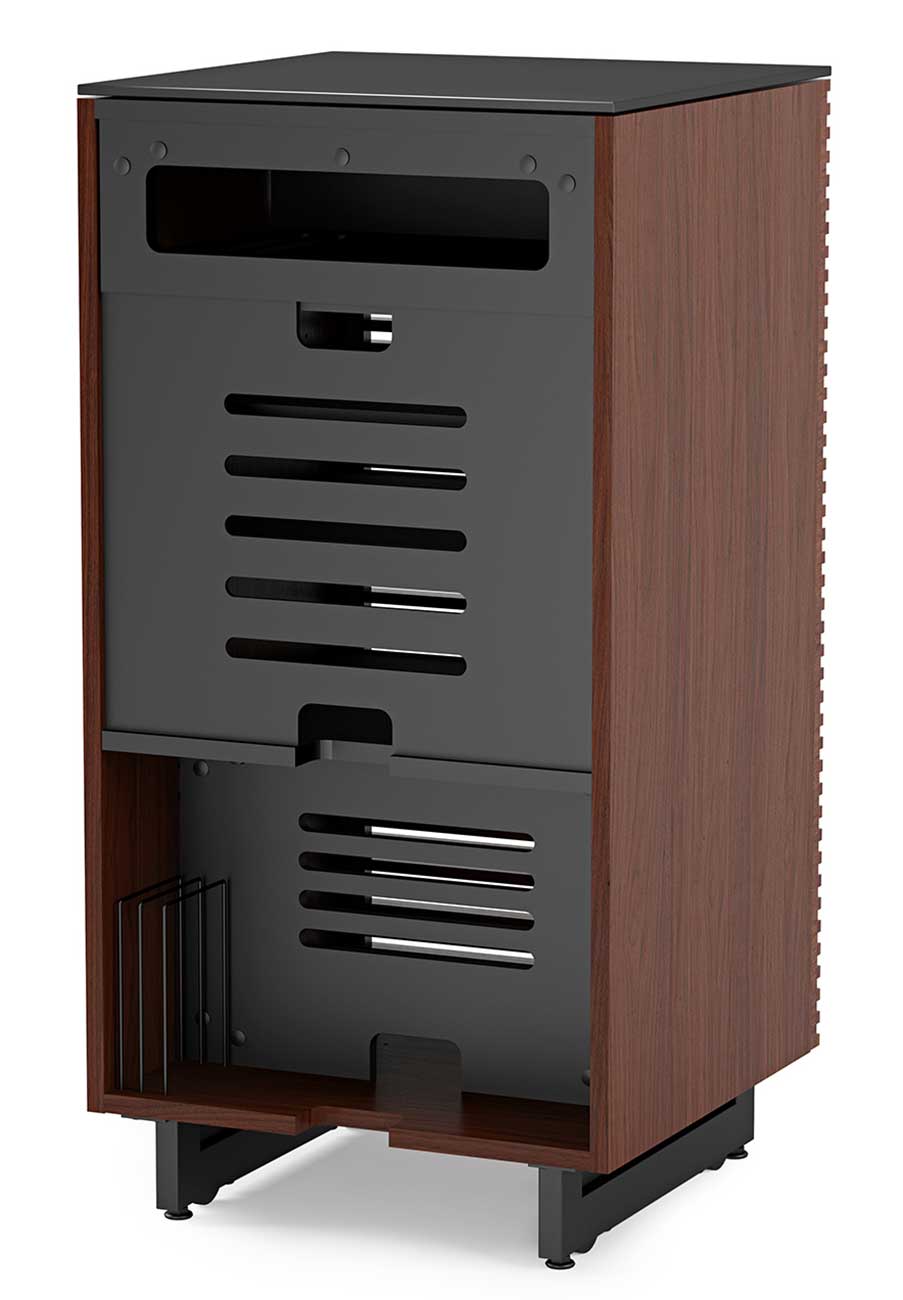 BDI Corridor 8172 Chocolate Stained Walnut Audio Tower - 8172 CWL - image 7