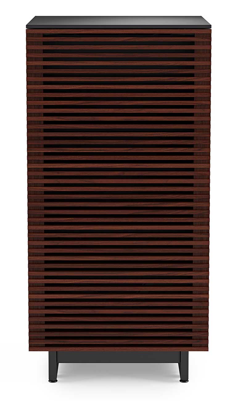 BDI Corridor 8172 Chocolate Stained Walnut Audio Tower - 8172 CWL - image 3