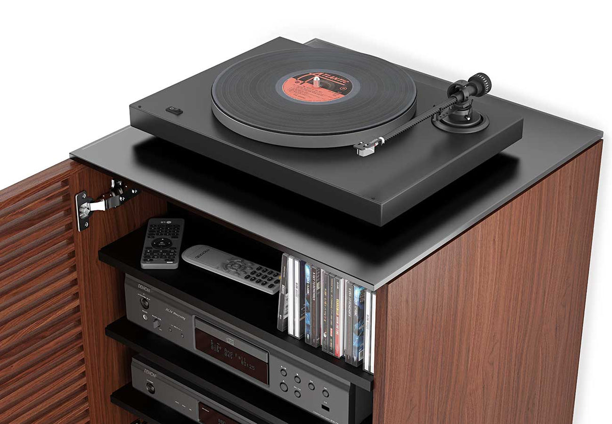 BDI Corridor 8172 Chocolate Stained Walnut Audio Tower - 8172 CWL - image 9