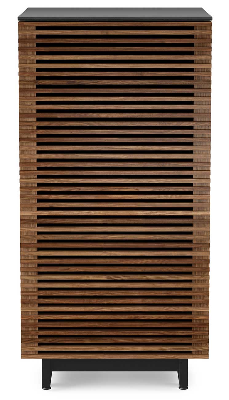 BDI Corridor 8172 Natural Walnut Audio Tower - 8172 WL - image 3