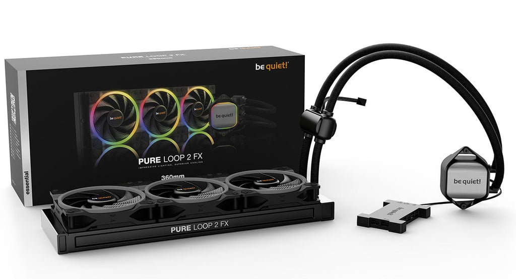 be quiet! PURE LOOP 2 FX 360mm Gaming Desktop All-in-One Water Cooling Unit in Black - BW015 - image 4