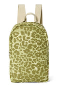 Grüner Leopard Baumwoll-Mini-Rucksack