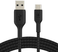 Belkin BoostCharge 3.3-Feet USB-C to USB-A Cable Braided in Black - CAB002BT1MBK - image 1