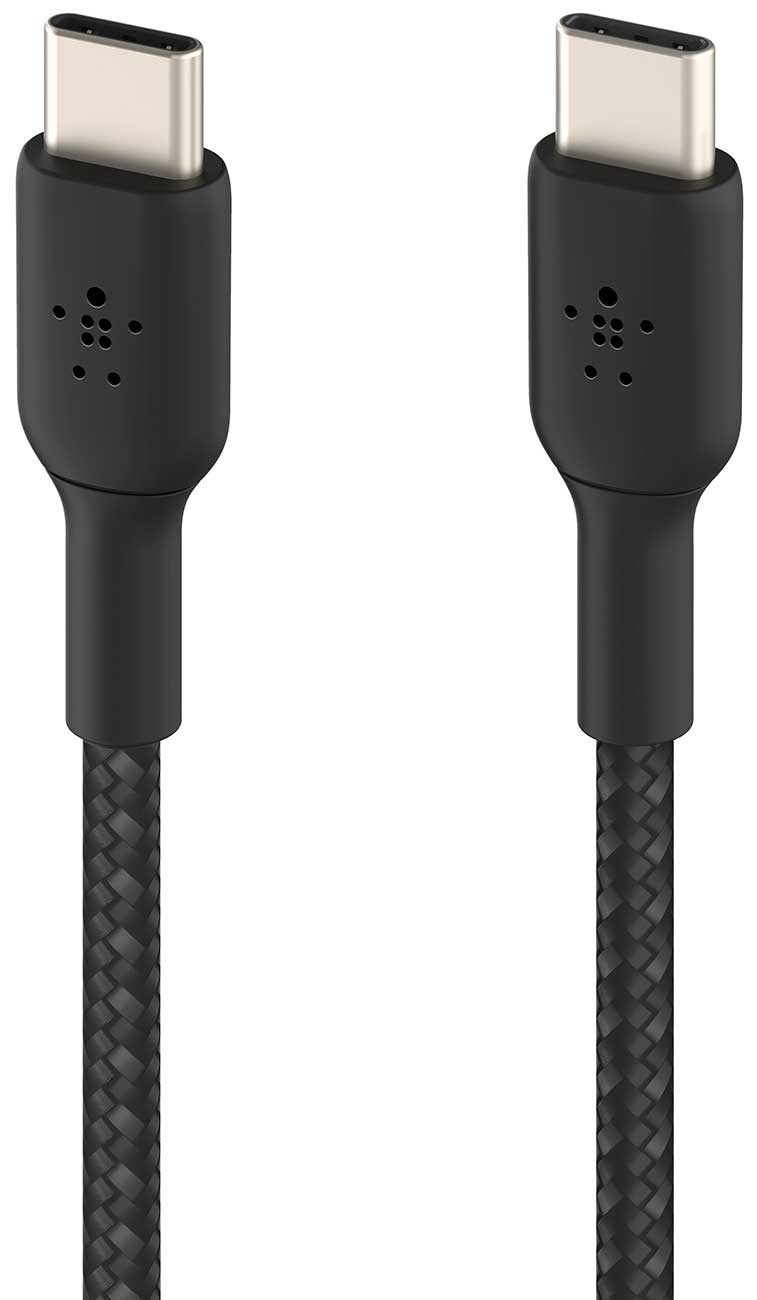 Belkin BoostCharge 3.3-Feet USB-C to USB-C Cable Braided in Black - CAB004BT1MBK - image 3