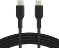 Belkin BoostCharge 3.3-Feet USB-C to USB-C Cable Braided in Black - CAB004BT1MBK - image 1