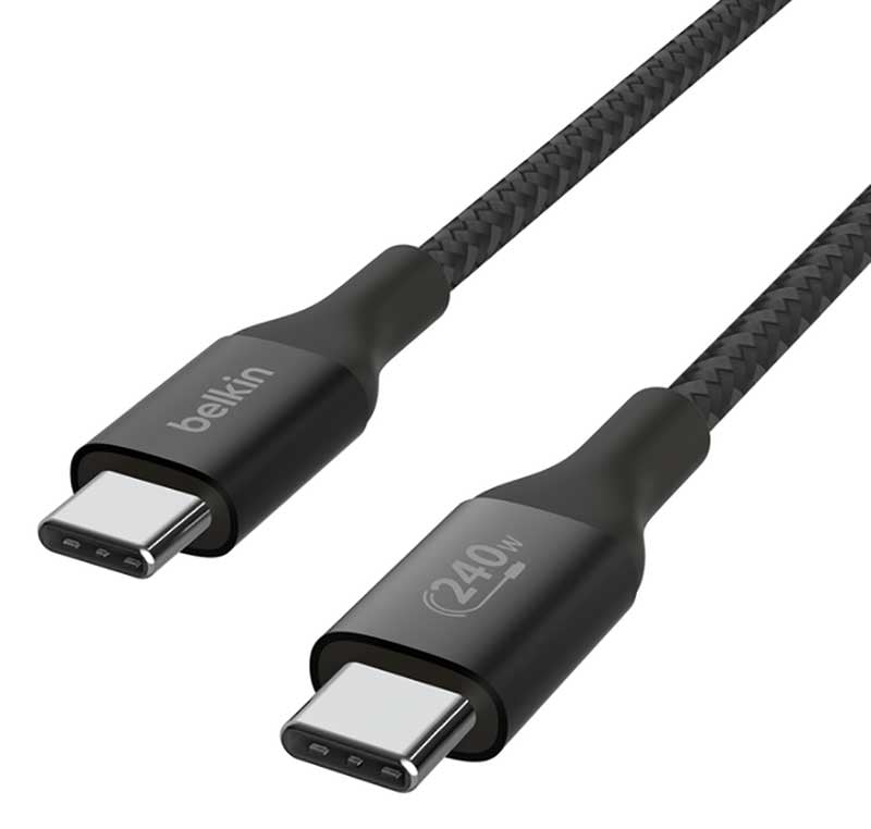 Belkin BOOST CHARGE 6.6 Ft. USB-C To USB-C Cable in Black - CAB015BT2MBK - image 3
