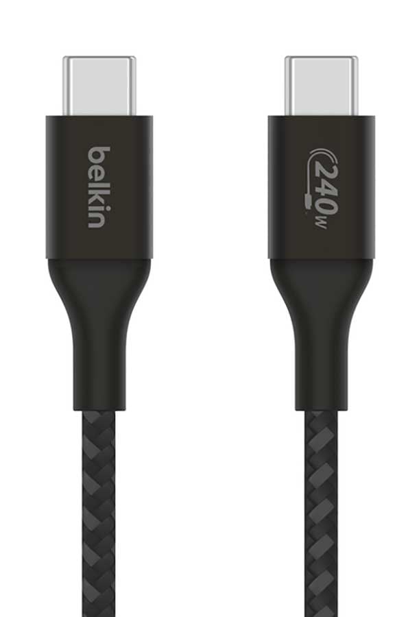 Belkin BOOST CHARGE 6.6 Ft. USB-C To USB-C Cable in Black - CAB015BT2MBK - image 4