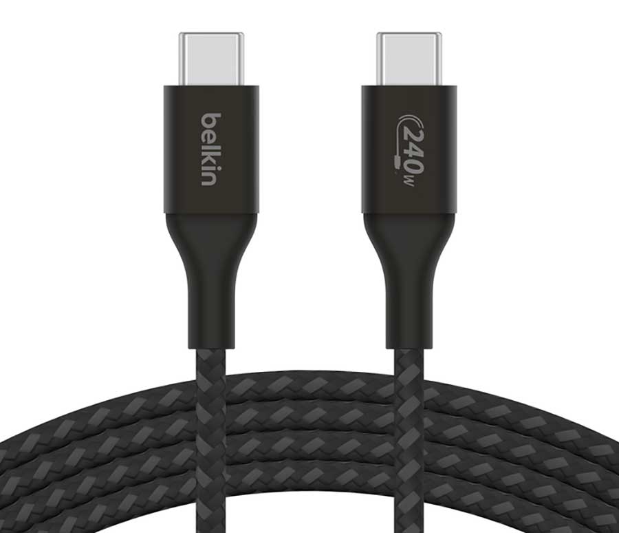 Belkin BOOST CHARGE 6.6 Ft. USB-C To USB-C Cable in Black - CAB015BT2MBK - image 1