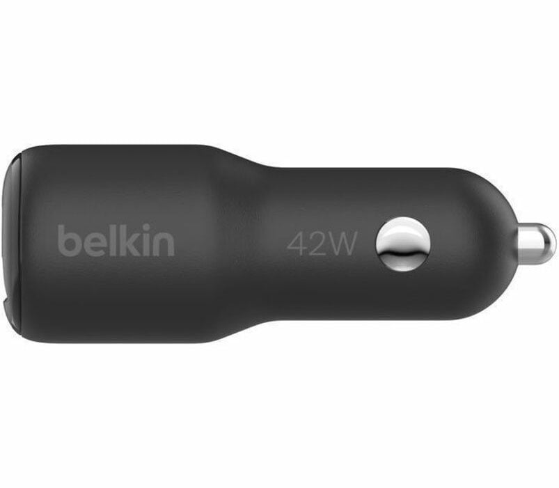 Belkin BoostCharge Dual Car Charger 42W in Black - CCB005BTBK - image 2