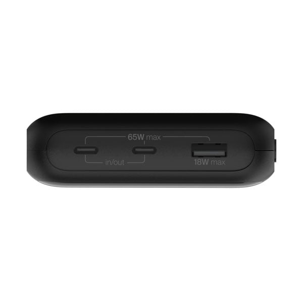 Belkin BoostCharge Pro 3-Port Laptop Power Bank 65W 20KmAh in Black - BPB020TTBK - image 6