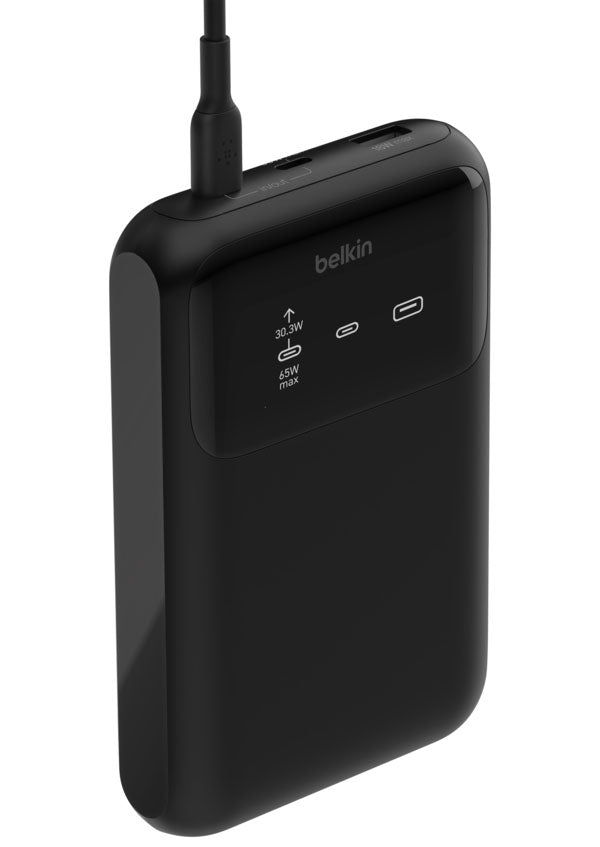 Belkin BoostCharge Pro 3-Port Laptop Power Bank 65W 20KmAh in Black - BPB020TTBK - image 5