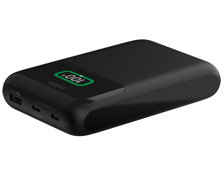 Belkin BoostCharge Pro 3-Port Laptop Power Bank 65W 20KmAh in Black - BPB020TTBK - image 4