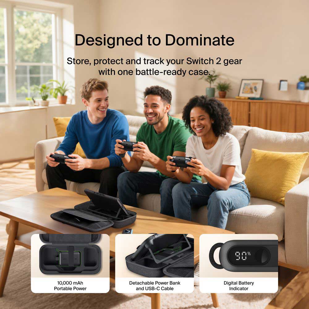 Belkin Charging Case for Nintendo Switch 2 in Charcoal - ENA001FQCH-V1 - image 13
