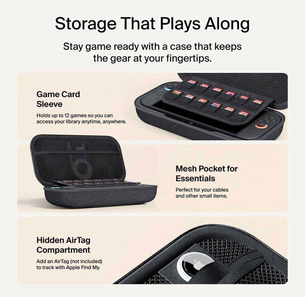 Belkin Charging Case for Nintendo Switch 2 in Charcoal - ENA001FQCH-V1 - image 16