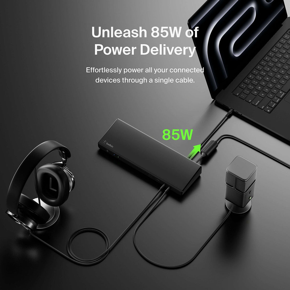 Belkin Connect Universal USB-C Triple Display Dock - INC007TTBK - image 4