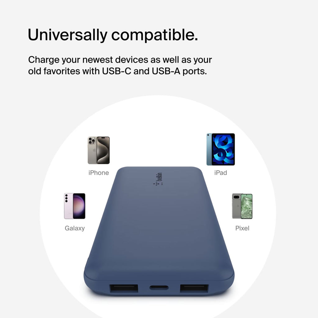 Belkin BoostCharge Power Bank 10K, 15W in Blue - BPB011BTBL - image 9