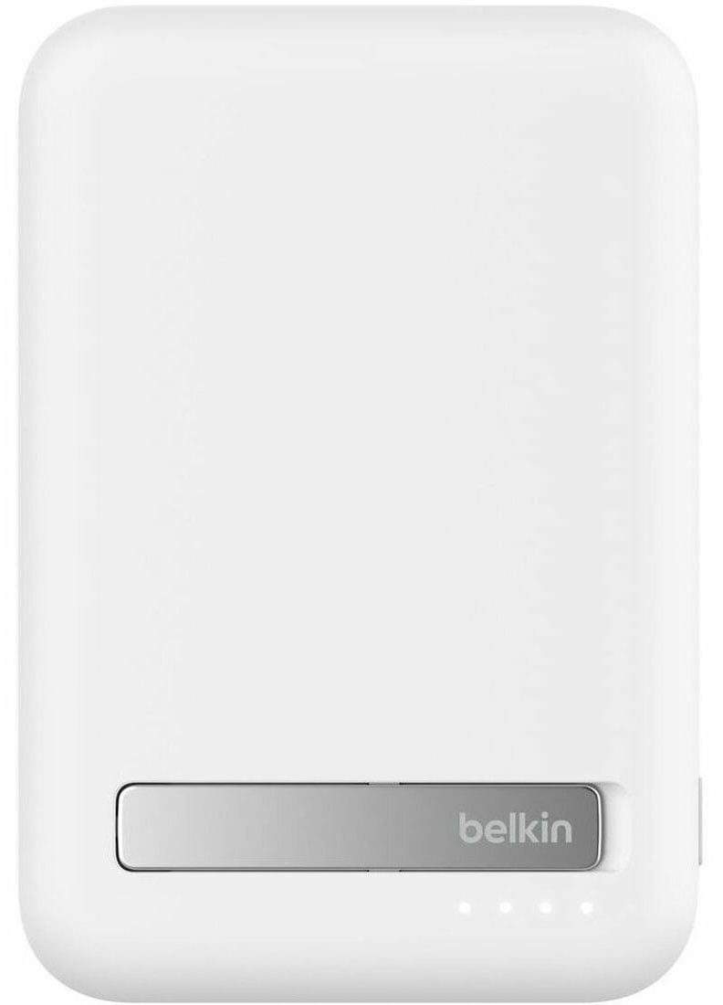 Belkin BoostCharge Pro Magnetic Power Bank with Qi2 15W 10K in White - BPD008BTWH - image 2