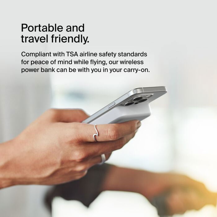 Belkin BoostCharge Pro Magnetic Power Bank with Qi2 15W 10K in White - BPD008BTWH - image 10