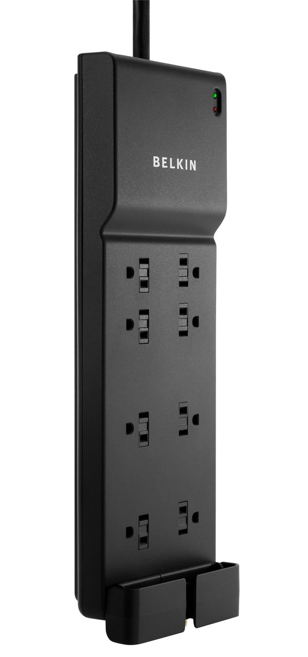 Belkin Black 8 Outlet Surge Protector - BE10823006 - image 4