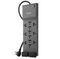 Belkin 12-Outlet Home & Office Surge Protector with 8-foot Cord in Gray - SRA009P12TT8 - image 1