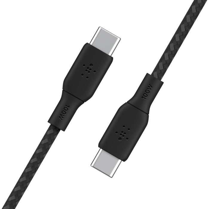 Belkin BoostCharge 9.8-Feet USB-C to USB-C Cable 100W in Black - CAB014BT3MBK - image 3