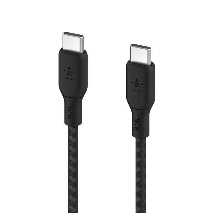 Belkin BoostCharge 9.8-Feet USB-C to USB-C Cable 100W in Black - CAB014BT3MBK - image 2