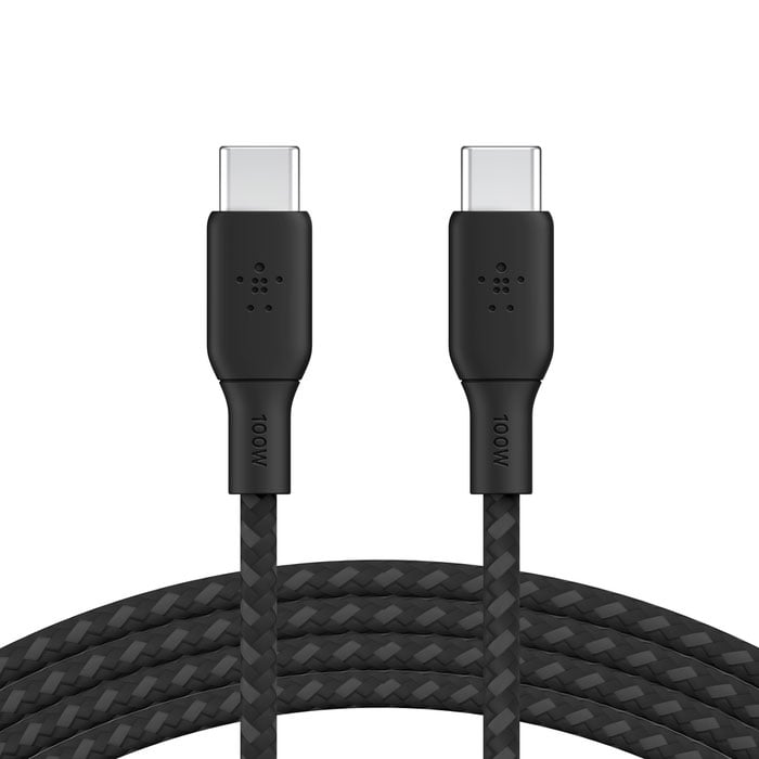 Belkin BoostCharge 9.8-Feet USB-C to USB-C Cable 100W in Black - CAB014BT3MBK - image 1