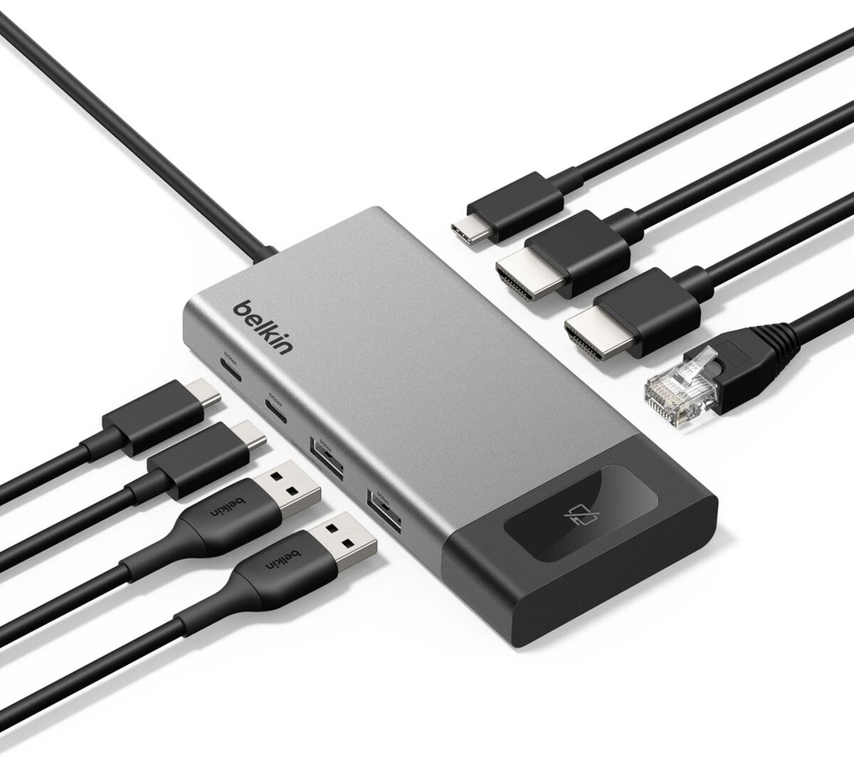 Belkin Connect 8-Port Dual Display USB-C Hub - INC027DQSGY - image 3
