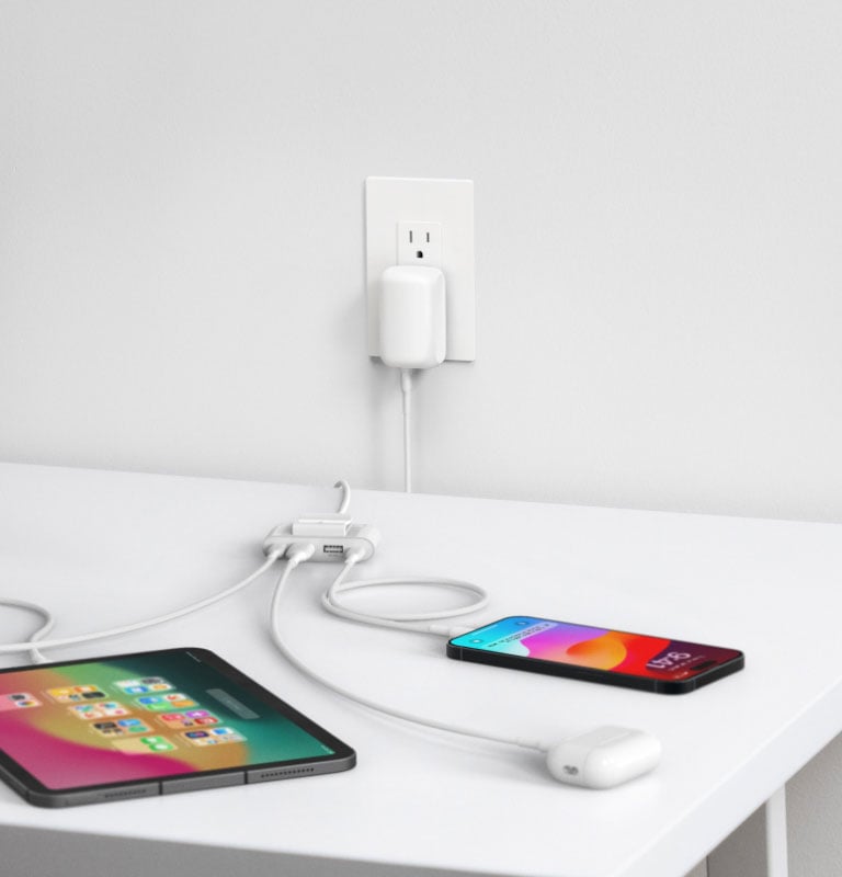 Belkin BoostCharge Dual Wall Charger 42W in White - WCB009DQWH - image 3