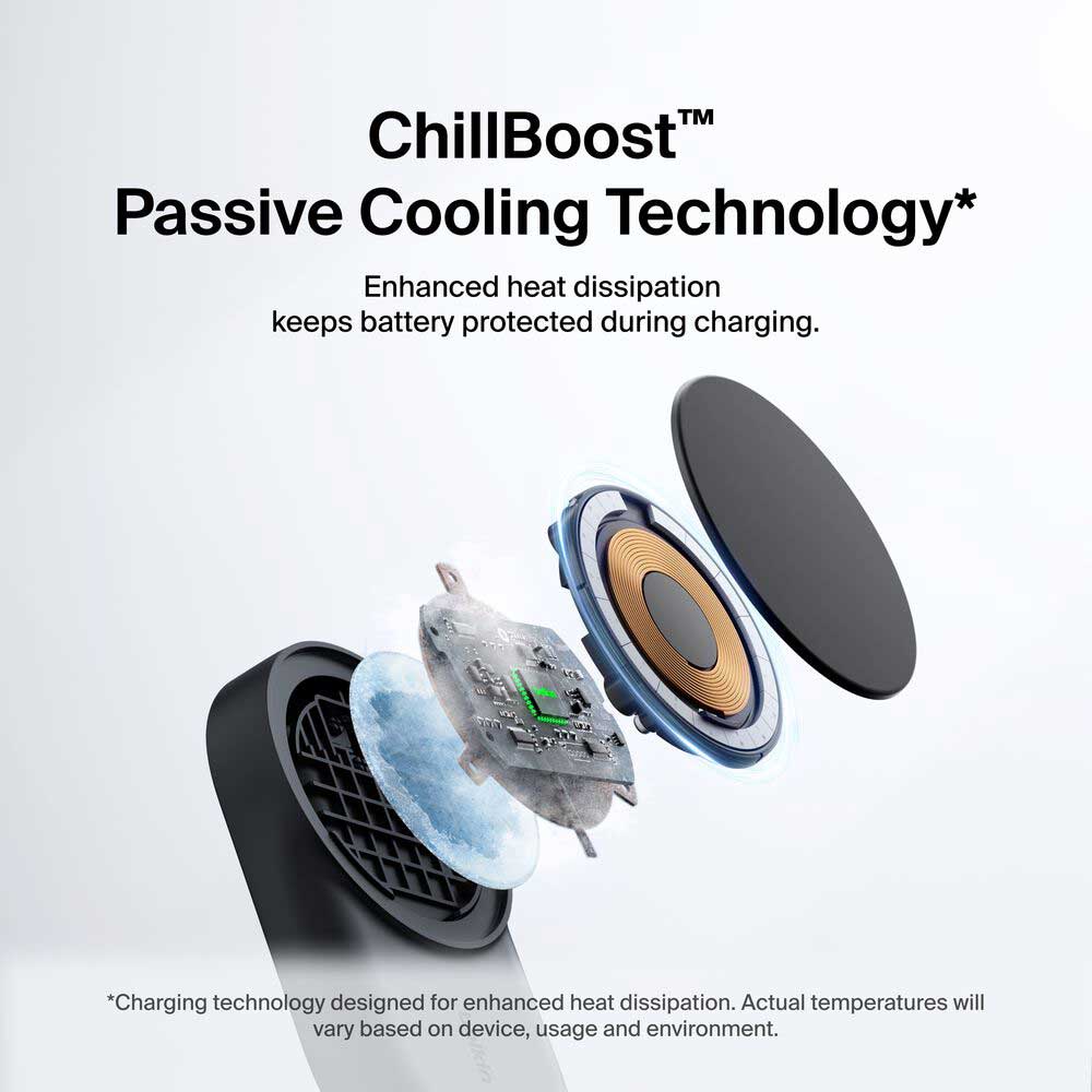 Belkin UltraCharge 2-in-1 Foldable Magnetic Charger with Qi2 25W in Black - WIZ039TTBK - image 8
